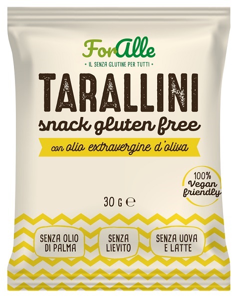FORALLE TARALLINI CON OLIO EXTRAVERGINE D'OLIVA 30 G - Farmapanda Srl