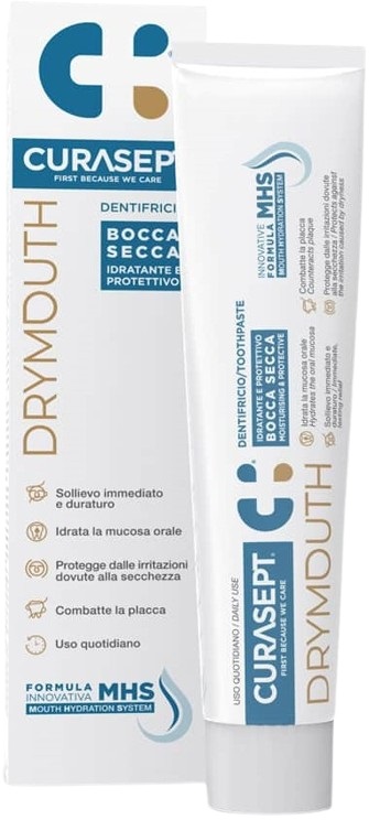 CURASEPT DRYMOUTH DENTIFRICIO 75 ML - Farmapanda Srl