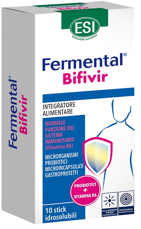 ESI FERMENTAL BIFIVIR 10 STICK IDROSOLUBILI - Farmapanda Srl