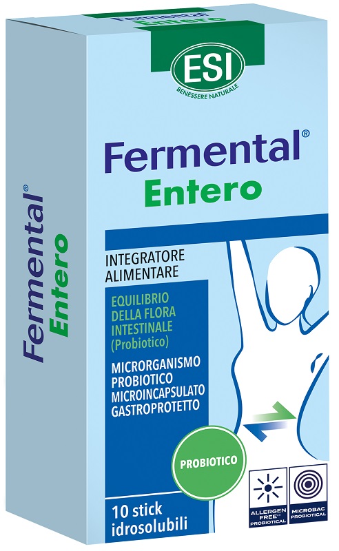 ESI FERMENTAL ENTERO 10 STICK IDROSOLUBILI - Farmapanda Srl