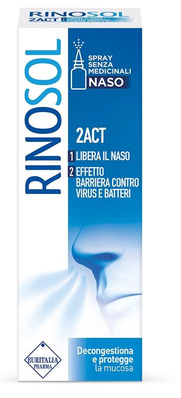 SPRAY NASALE RINOSOL 2ACT 15 ML - Farmapanda Srl