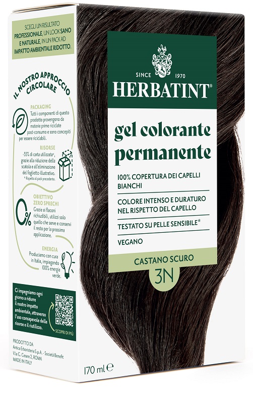 HERBATINT 3N CASTANO SCURO 170 ML - Farmapanda Srl