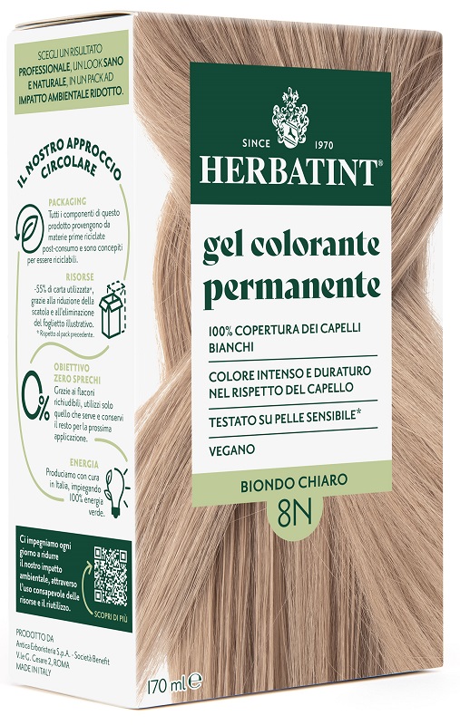 HERBATINT 8N BIONDO CHIARO 170 ML - Farmapanda Srl