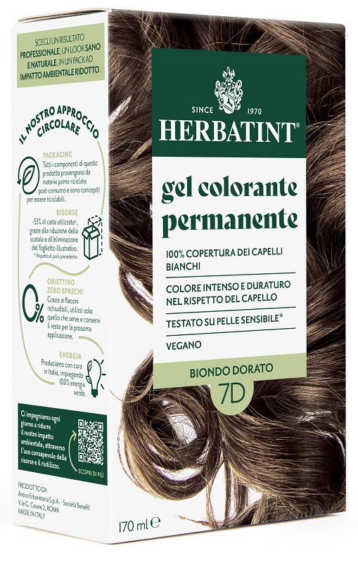 HERBATINT 7D BIONDO DORATO 170 ML - Farmapanda Srl