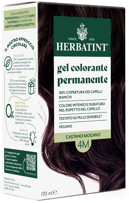 HERBATINT 4M CASTANO MOGANO 170 ML - Farmapanda Srl