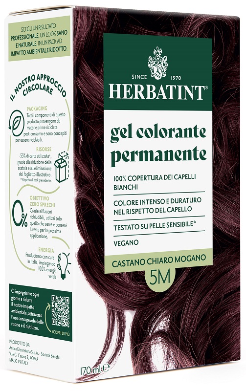 HERBATINT 5M CASTANO CHIARO MOGANO 170 ML - Farmapanda Srl