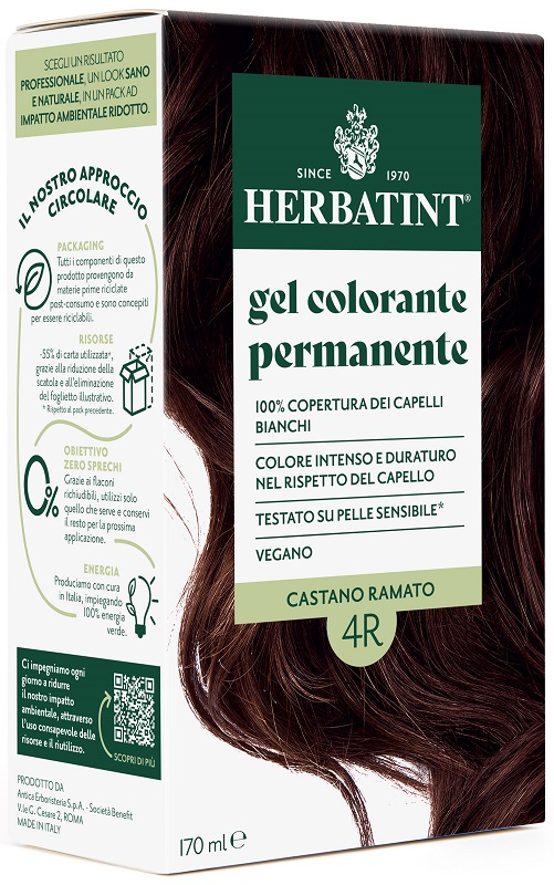 HERBATINT 4R CASTANO RAMATO 170 ML - Farmapanda Srl
