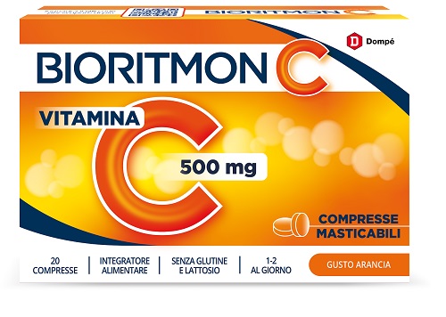 BIORITMON C 500MG VITAMINA C 20 COMPRESSE MASTICABILI - Farmapanda Srl