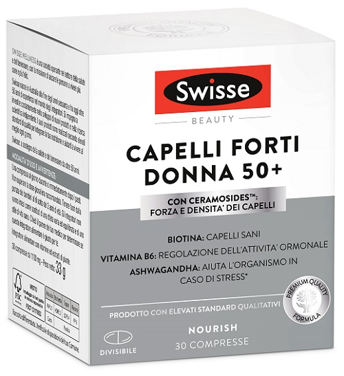SWISSE CAPELLI FORTI DONNA 50+ 30 COMPRESSE - Farmapanda Srl