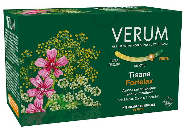 VERUM FORTELAX TISANA 20 FILTRI NEW - Farmapanda Srl