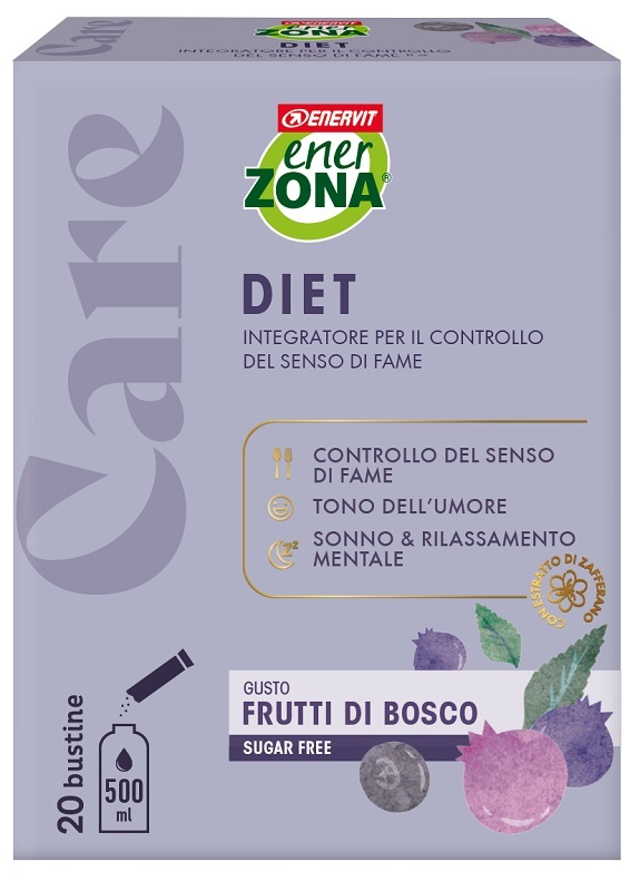 ENERZONA CARE DIET FRUTTI DI BOSCO 20 BUSTINE - Farmapanda Srl