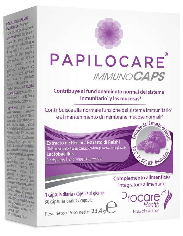 PAPILOCARE IMMUNOCAPS 30 CAPSULE - Farmapanda Srl