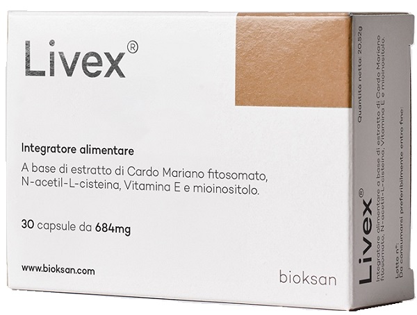 LIVEX 30 CAPSULE - Farmapanda Srl