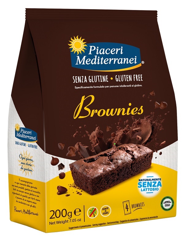 PIACERI MEDITERRANEI BROWNIES 200 G - Farmapanda Srl