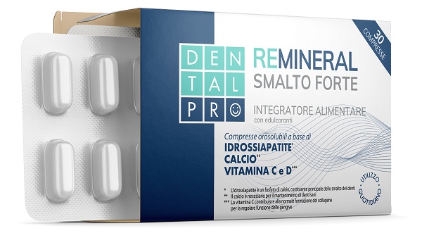 DENTALPRO REMINERAL SMALTO FORTE 30 COMPRESSE - Farmapanda Srl