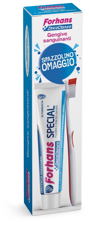 FORHANS DENTIFRICIO SPECIAL + SPAZZOLINO - Farmapanda Srl