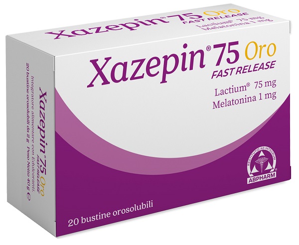 XAZEPIN 75 ORO FAST RELEASE 20 BUSTINE - Farmapanda Srl