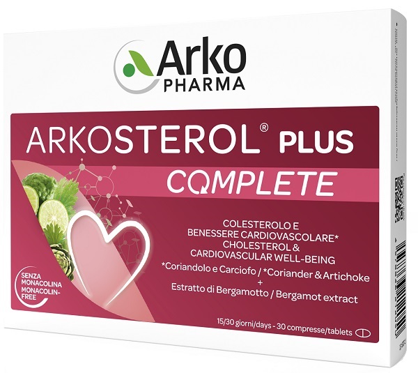 ARKOSTEROL PLUS COMPLETE 30 COMPRESSE - Farmapanda Srl