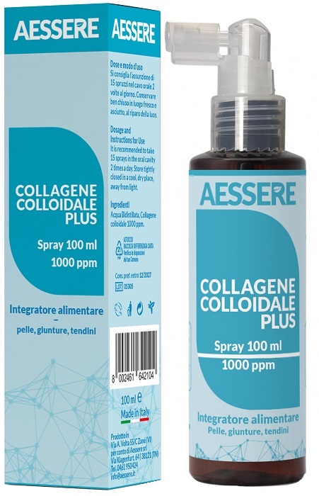 COLLAGENE COLLOIDALE PLUS 1000PPM 100 ML - Farmapanda Srl