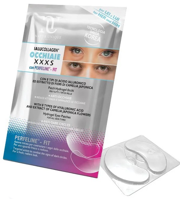 NATUR UNIQUE IALUCOLLAGEN OCCHIAIE XXXS PATCH HYDROGEL 2 PEZZI - Farmapanda Srl