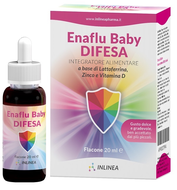 ENAFLU BABY DIFESA GOCCE 20 ML GUSTO DOLCE SENZA GLUTINE - Farmapanda Srl
